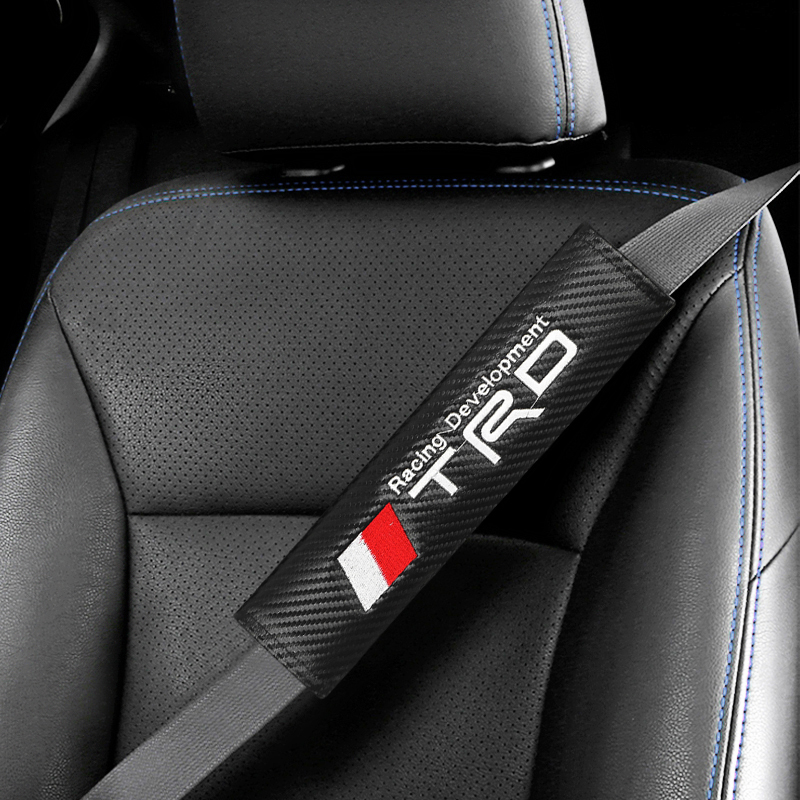 Toyota TRD avensis auris hilux Corolla 자동차 장식 액세서리 용 안전 벨트 보호대 카시트 벨트 커버 숄더 가드